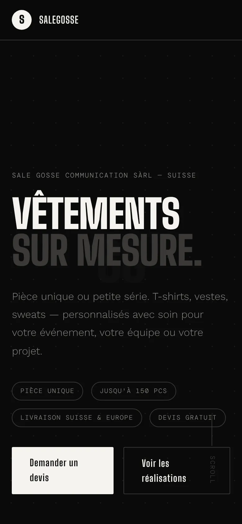 Version mobile de Sale Gosse